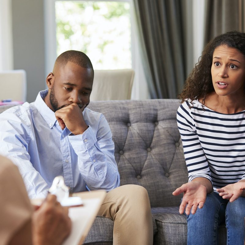 Young couple having marriage counselling Young couple having marriage counselling