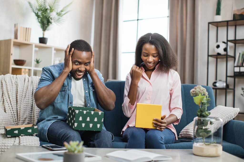 expressing affection: gifts
