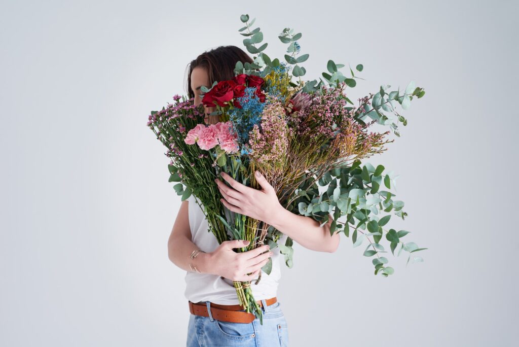 Flowers are the language of love