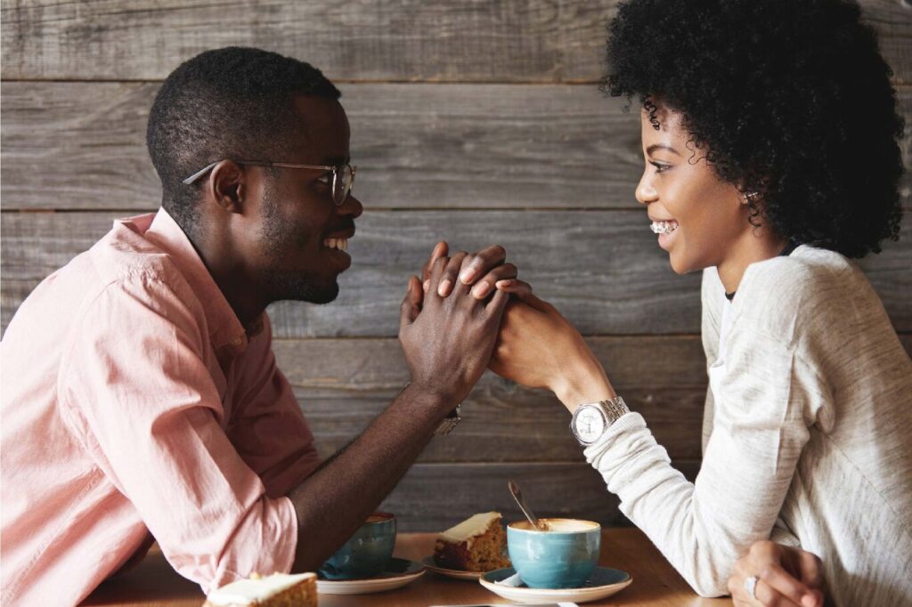 Black couple spending quality time